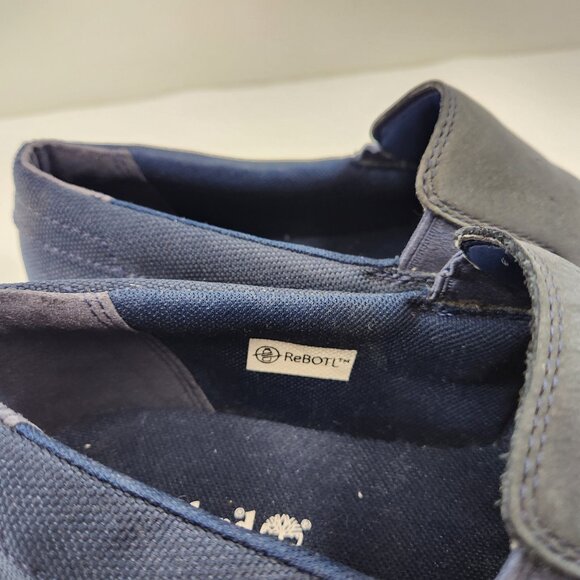 Timberland A25PZ Groveton Men's Slip On Shoes Size 10.5 Navy Blue - Picture 5 of 11